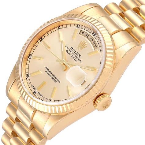 rolex day date yellow gold celebs|rolex gold day date 36mm.